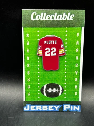 Boston College Doug Flutie jersey lapel pin-Classic Retro Collectible-Rare Cover
