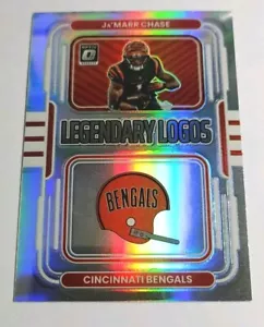 2022 Donruss Optic Ja'Marr Chase Legendary Logos Silver Holo LL-7 Bengals - Picture 1 of 2