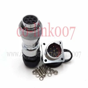 WS20 7Pin IP67 Waterproof Circular Electric Industrial Device Power Plug Socket - Picture 1 of 6