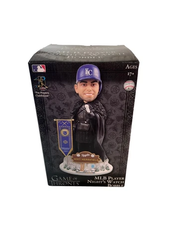 Whit Merrifield Kansas City Royals Game of Thrones Night's Watch GOT Bobblehead Cover