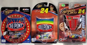 Set Of 3 Winner’s Circle JEFF GORDON #24 Diecast Car w/Hood Dupont 1:64, NEW - Picture 1 of 13