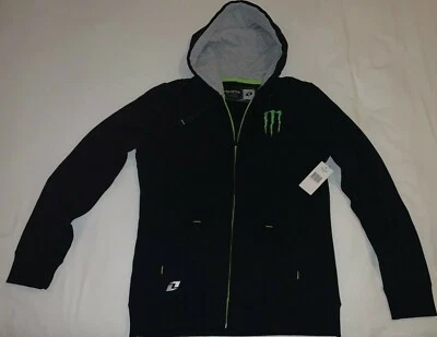 One Industries Mujer Monster Scratch Sudadera con Capucha Negra/Verde Grande LG -NUEVO STOCK ANTIGUO Foto 1 de 3