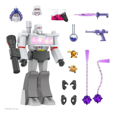 Transformers Ultimates Megatron (G1 Cartoon) 20 CM Action Figure Super7 2D - Immagine 1 di 4
