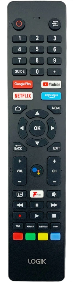*NEW* GENUINE Logik TV A21 Voice Remote Control - 1st CLASS POSTAGE FREE - Image 1 of 1