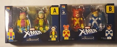 Marvel X-Men Bearbricks Jubilee/rogue, Jean Grey/ciclope japonês  - Imagem 1 de 4