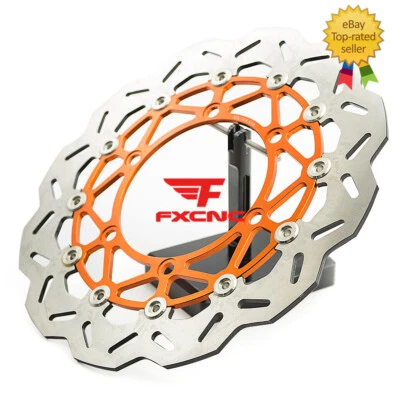 For Ninja 250R 2008-2012 CNC Front Brake Disc Rotor 320mm Floatable Motorcycle - Image 1 of 4
