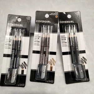 3× covergirl eye pencil 3-pack double black/brown - Picture 1 of 3