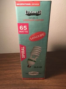 Dabmar Dls-65 65 Watt Spiral Bulb Long Life Landscape Lighting Energy Efficient - Picture 1 of 6