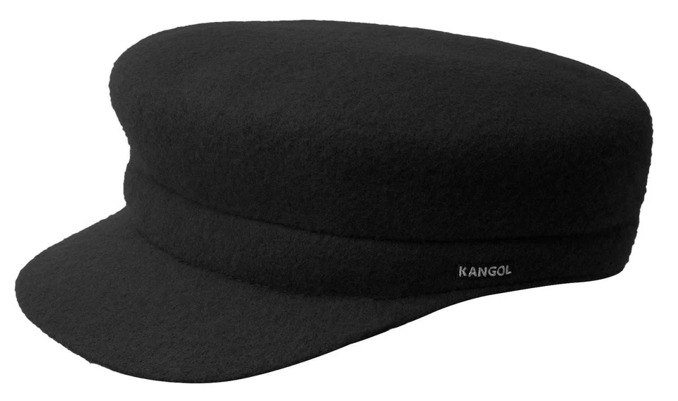 Kangol Original Tankcap Cap Gorra Visera Gorra Lana Enfield Negro Nuevo Trend - Imagen 1 de 1