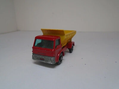 MATCHBOX #70B-3 FORD GRIT SPREADER TRUCK. RESTORED/MODIFIED. RARE DARK YELLOW.NM - Image 1 of 4