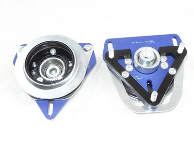 Placas inclinadas para Ford Focus, Mazda 3, Volvo C30 - AJUSTABLES - Azul Foto 1 de 3