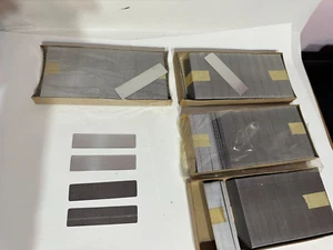 600 Pcs  Metal Name Plate Anodized Aluminium Blank DIY Plate Silver - Picture 1 of 8