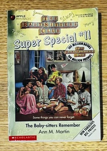 Baby Sitters Club Super Special # 11 Remember Ann M Martin *RARE* Free Postage - Picture 1 of 9