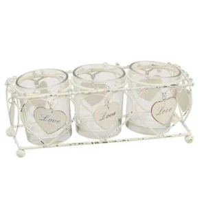 Wings Of Love 3 Piece Butterfly Tealight Holder - Picture 1 of 1