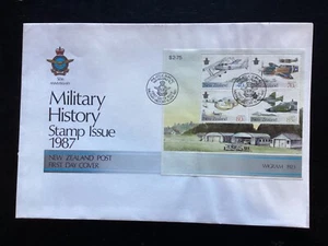 NZ 1987 Airforce M/S FDC, NZ Post Brand, Bureau FDI Unaddressed (L48#23) - Picture 1 of 1