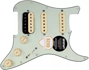 920D Custom Fiesta Pickups Loaded MINT GREEN Pickguard for HSS Fender Strat - Picture 1 of 4