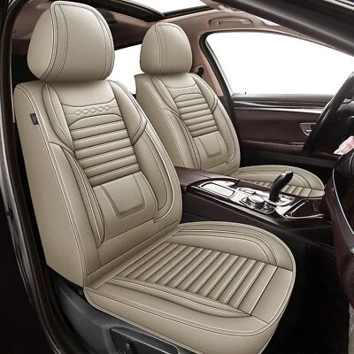 Breathable Full Set Car Seat Cover PU Leather Cushion Pad For AUDI A5 2011-2024 Foto 1 de 4