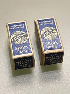 VTG NEW Champion V2 Spark Plugs for model Airplane Engines NOS (quantity of 2) - Picture 1 of 9