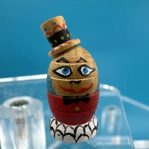 Casa de muñecas miniatura ~ juguete de madera hecho a mano vintage artesano IGMA David Krupick - Imagen 1 de 6