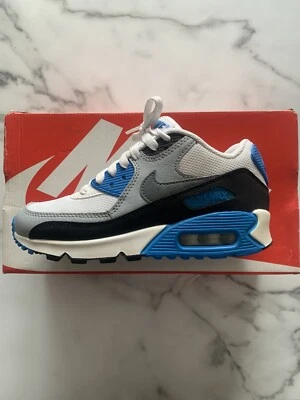 Rare Retro Nike Air Max 90 - Navy White black CM23 EU36 UK3.5 US4Y US5.5W - Image 1 of 4