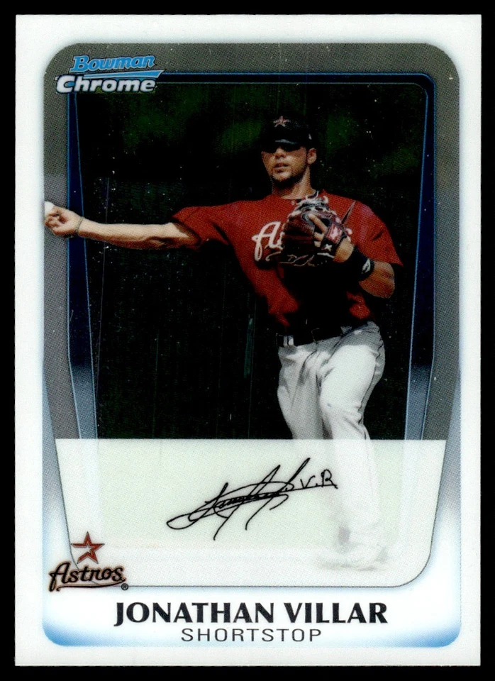 2011 Bowman Chrome Prospects ! Jonathan Villar Houston Astros #BCP110 - Image 1 of 2