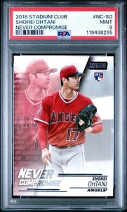 SHOHEI OHTANI 2018 Stadium Club Never Compromise #NC-SO 🔥 PSA 9 Rookie RC 📈 - Picture 1 of 3