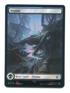 Swamp FOIL Basic Land #0302 NM Final Fantasy FIN MTG Magic the Gathering FFV - Picture 1 of 2