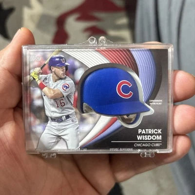 2022 Topps Update - Commemorative Batting Helmet Manufactured  Patrick Wisdom  - Image 1 of 2