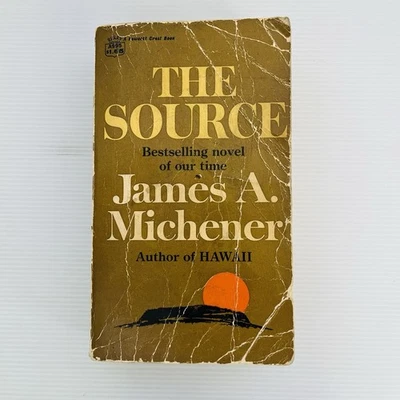 The Source by James A. Michener 1967 First Fawcett Crest Vintage Paperback RARE - image 1 of 4