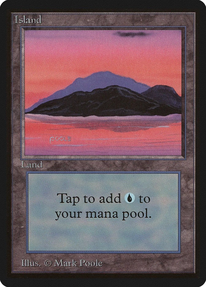 MTG Magic the Gathering Island (293/302) Limited Edition Beta LP - Image 1 of 1