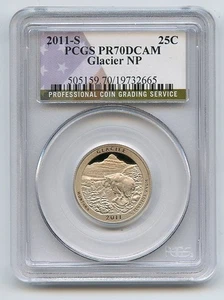 2011 S 25C Clad Glacier Quarter PCGS PR70DCAM - Picture 1 of 1