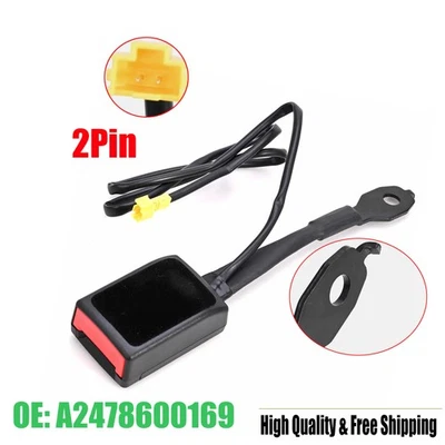 Front LH/RH Seat Belt Buckle For Mercedes-Benz A/B-Class W246 W176 2478600169 - Image 1 of 2