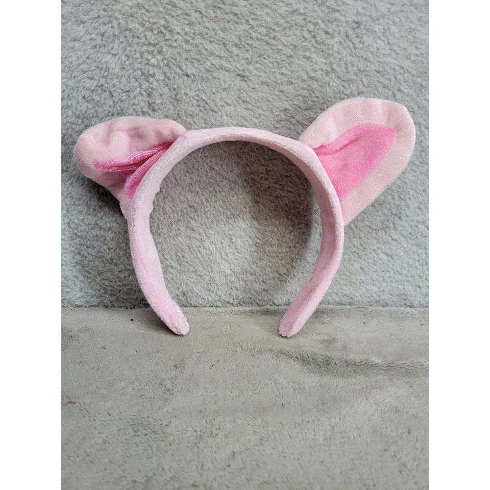 Pink Plush Costume Cosplay Ears Headband Animal Kitten Party Accessory - Image 1 of 3