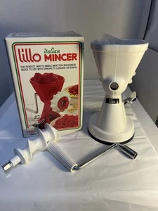 Vintage Lillo Italian Mincer Pedrini Meat Grinder Pasta Biscuit Maker- Italy - Picture 1 of 3