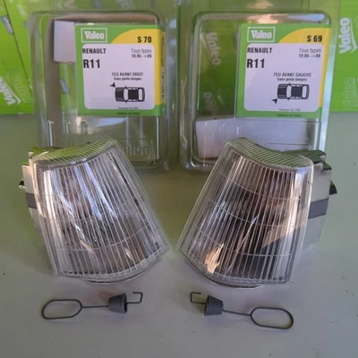 Renault 9 - 11 turbo jeu clignotant NEUF ORIGINE Valeo 061204 061205 - Photo 1/4
