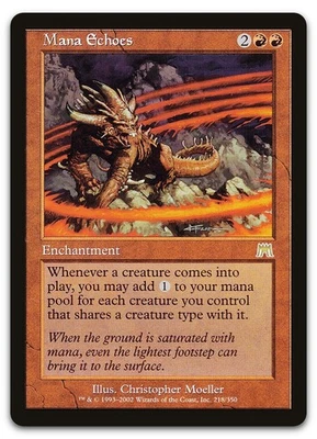 Mana Echoes #218 (LP) Onslaught ONS Magic MTG - Image 1 of 2