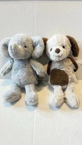 Jellycat Backpack Puppy + Elephant Plush Lot – Elephant Missing Backpack - Picture 1 of 15