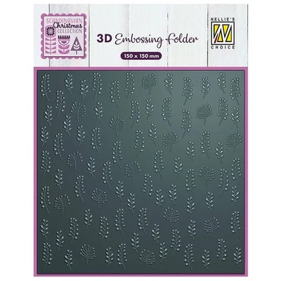 NELLIE'S CHOICE Embossing Folder Prägefolder Prägeschablone, EF3D98 Zweige - Bild 1 von 2