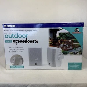 Altavoces exteriores Yamaha blancos NS-AW570 impermeables 120 vatios NUEVOS EN CAJA - Imagen 1 de 4