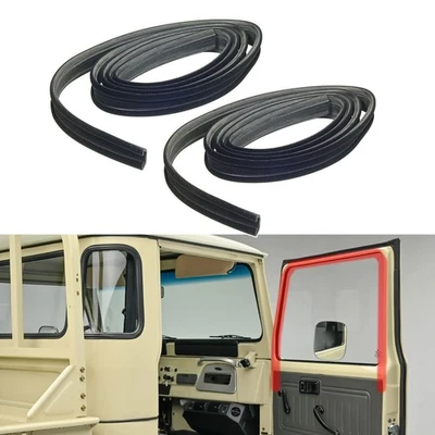 Door Run Channel Weatherstrip Seals for 1976-1984 Land Cruiser FJ40 HJ45 BJ46 Foto 1 de 4