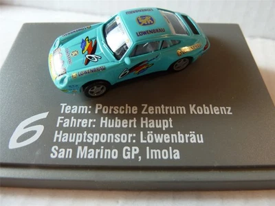 Porsche 911 1:87 No.6  Löwenbräu Porsche Zentrum Koblenz Euromodell 01304 HO NEU - Bild 1 von 4