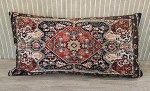 Beautiful Westex Down Filled Tapestry 12" x 24"Lumbar Pillow - Picture 1 of 20