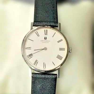 Universal Geneve Ref.842109 Cal.1-42 Ultra Delgado 32,5 mm Cuerda Manual Esfera Romana Foto 1 de 4