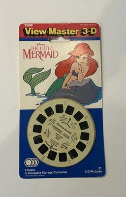 COOL! UNOPENED Disney The Little Mermaid 3D View-Master 3 Reel Packet, 21 Photos - Image 1 of 4