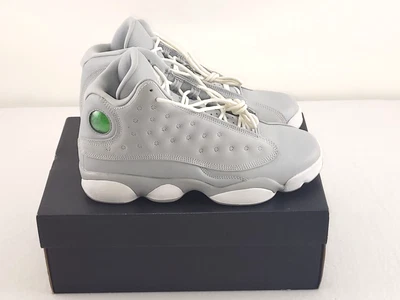 Nike Air Jordan 13 Retro GG Wolf Grey Silver Suede 439358-018 Youth Size 6 - Image 1 of 4
