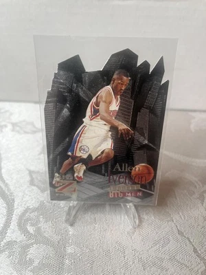  Tarjeta de radiocontrol SkyBox Little Big Men 1996 Allen Iverson troquelada Foto 1 de 2