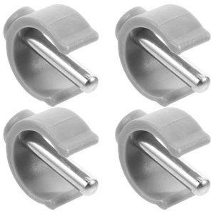 4 Piezas Abrazadera para Caminante Universal Abrazadera en C Caminar Bastón Forma Clips Muletas Hebilla - Imagen 1 de 12