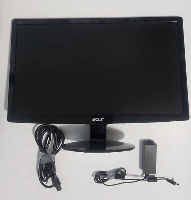 ACER LCD Monitor Model S202HL & AC ADAPTER ADPC1930 Excellent Condition - Image 1 of 4