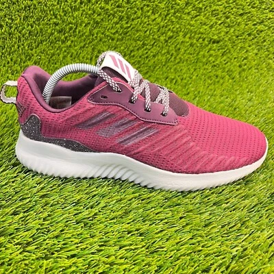 Adidas AlphaBounce Mujer Talla 9 Gris Granate Caminar Correr Zapatos Tenis Foto 1 de 4
