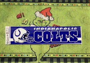 Vintage Indianapolis Colts Autoaufkleber 2000 Wincraft Neu 3x12 NFL - Bild 1 von 1